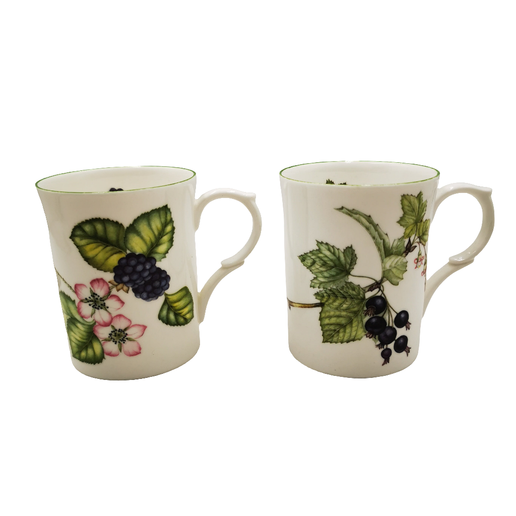 Pair of Kingsbury Fine Bone China Mugs