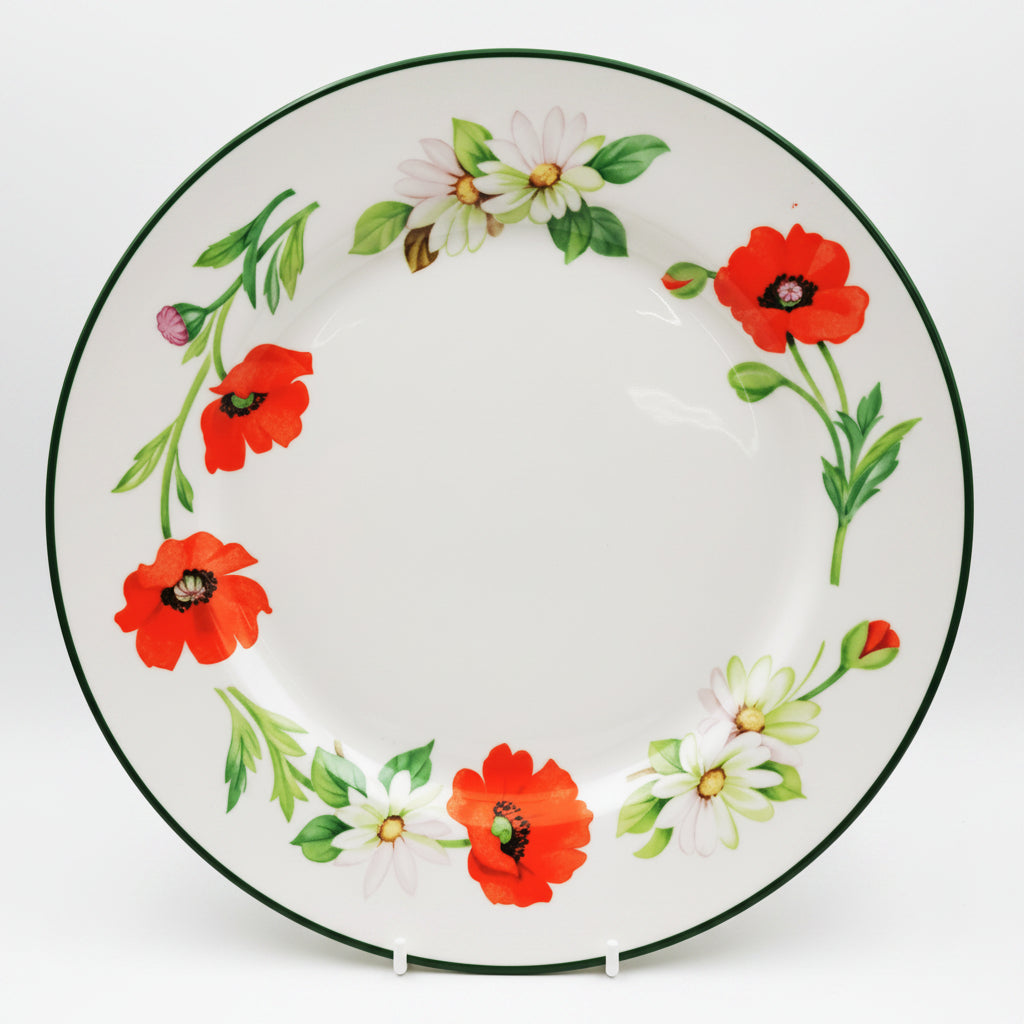 Late-20th-Century-Royal-Worcester-poppies-Dinner-Plate