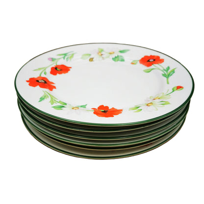 Late-20th-Century-Royal-Worcester-poppies-Dinner-Plate