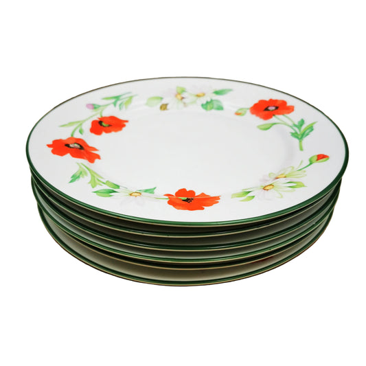 Late-20th-Century-Royal-Worcester-poppies-Dinner-Plate