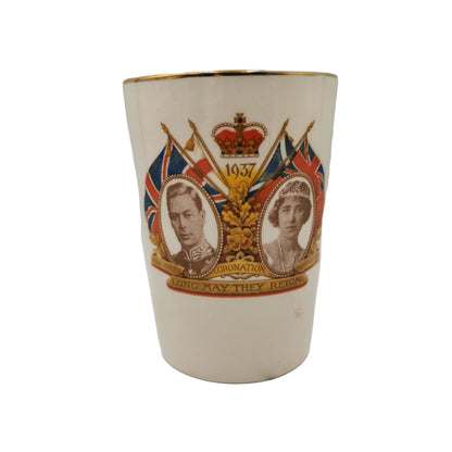 Lawleys 1937 George VI Coronation China Beaker
