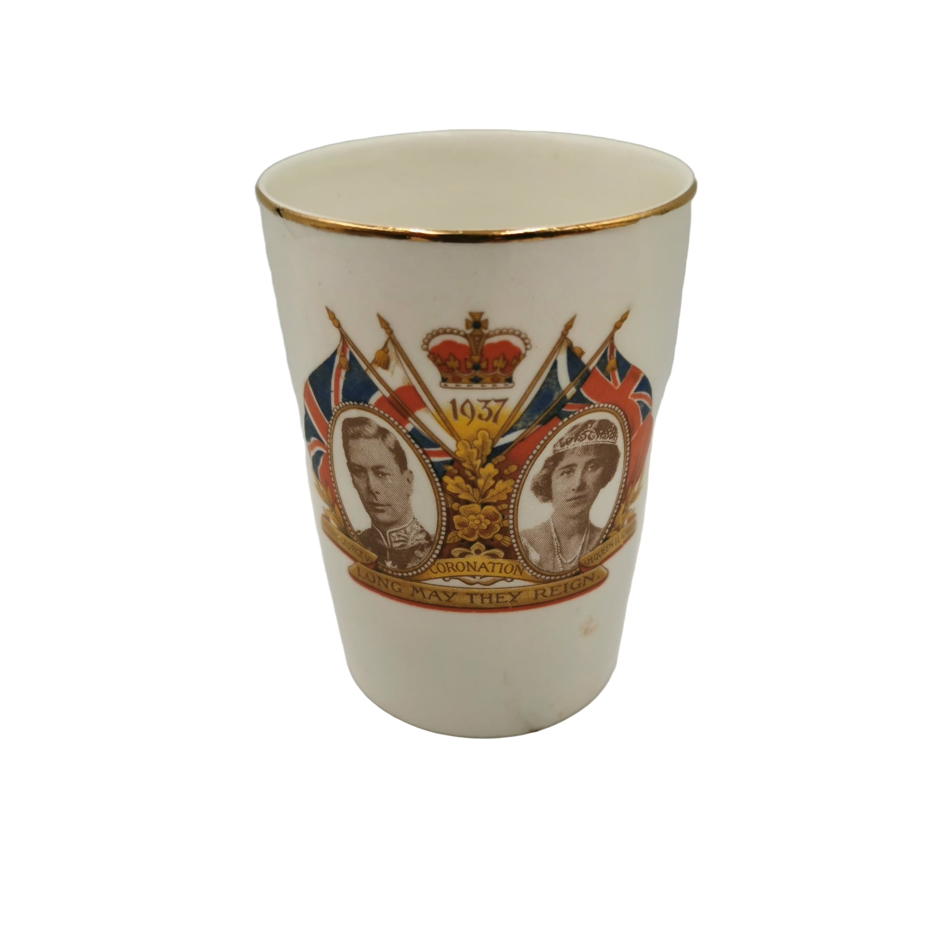 Lawleys 1937 George VI Coronation China Beaker