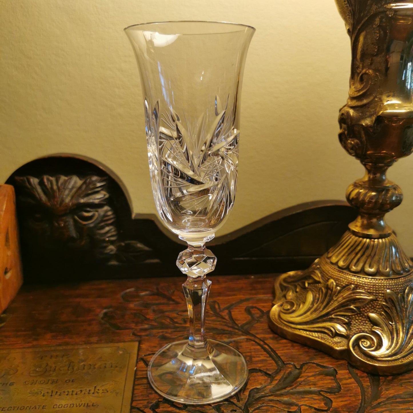 Lead-Tall-Cut-Crystal-Champagne-Tulip-Flute-Glasses