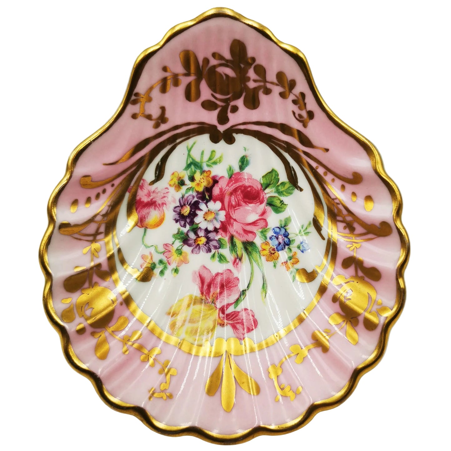 Limoges China Oyster Shell Trinket Dish