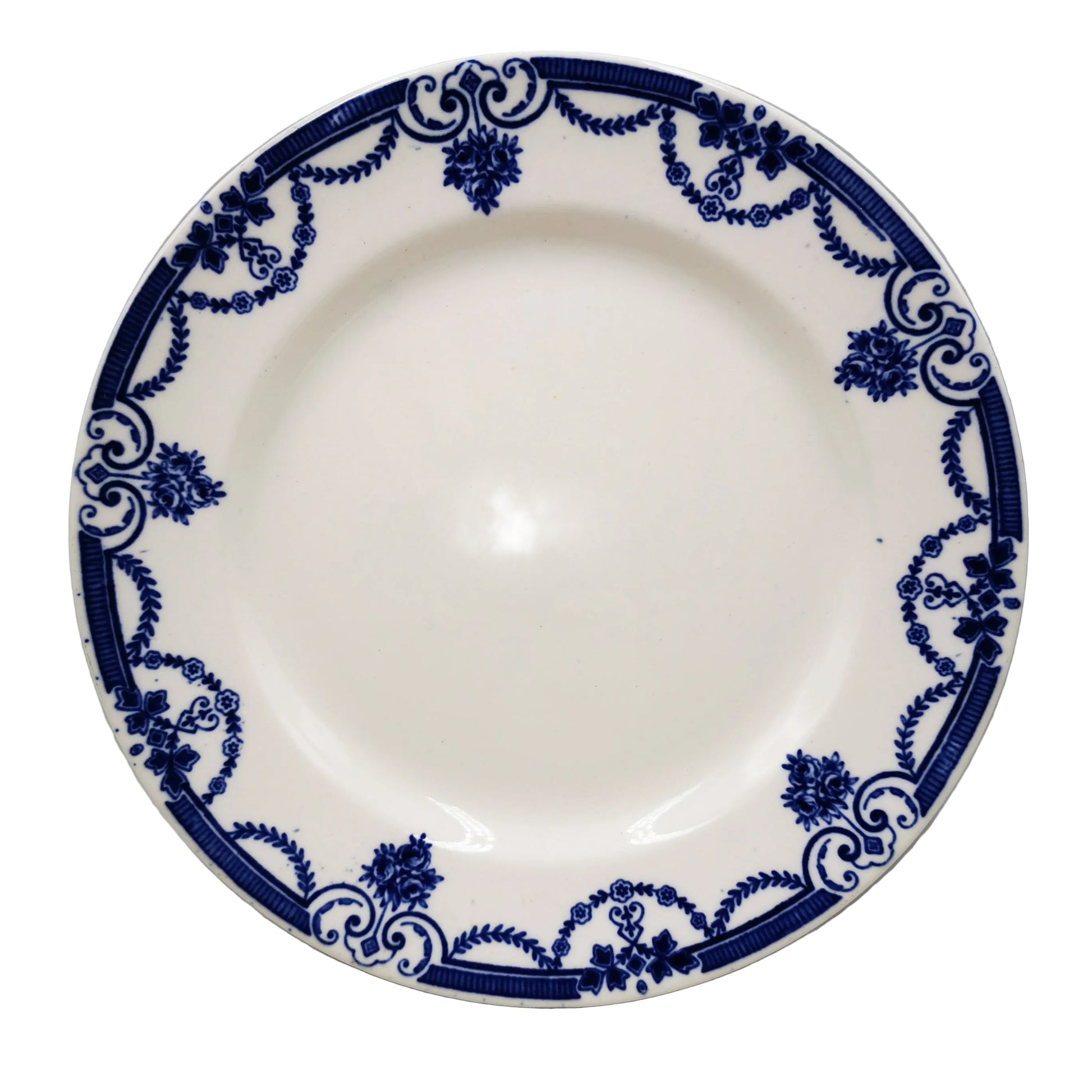 Losol-Ware-Keeling-and-Co-Evesham-Blue-and-White-China-Side-Plate
