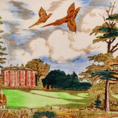 Mason's-China-Game-Birds-Longton-Hall-17-inch-Platter