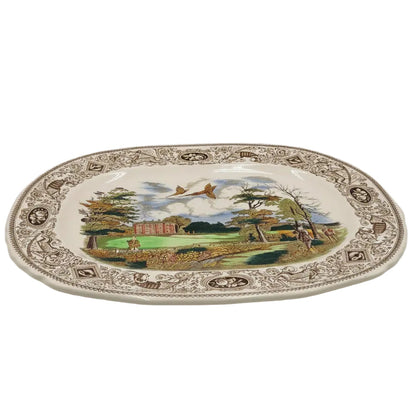 Mason's-China-Game-Birds-Longton-Hall-17-inch-Platter