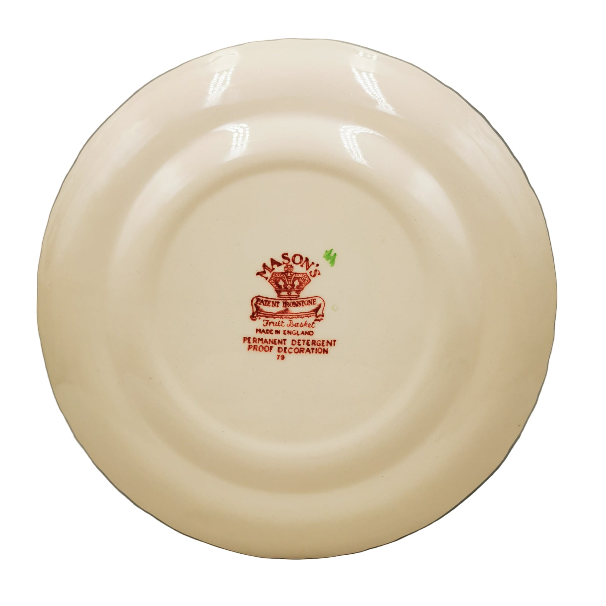 Mason's Fruit Basket Patent Ironstone China Dessert Plate