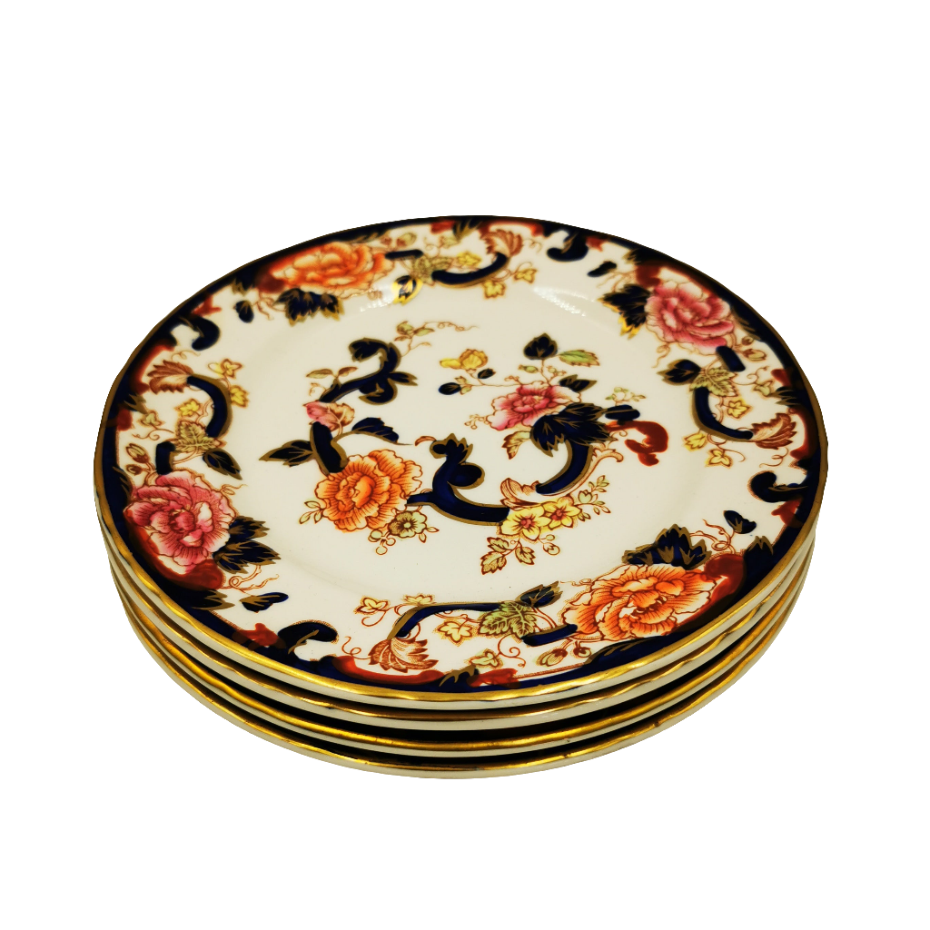 Masons Mandalay Blue Ironstone China 6.75-inch Side Plate