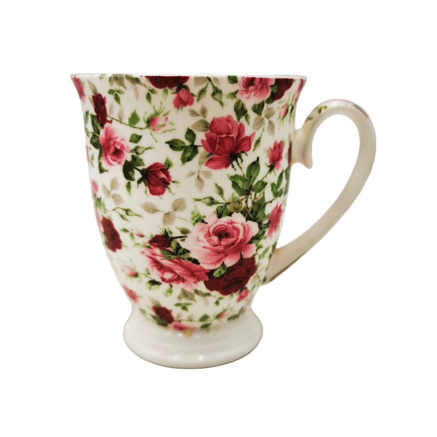 Maxwell and Williams Porcelain China Red Rose Urn Mug
