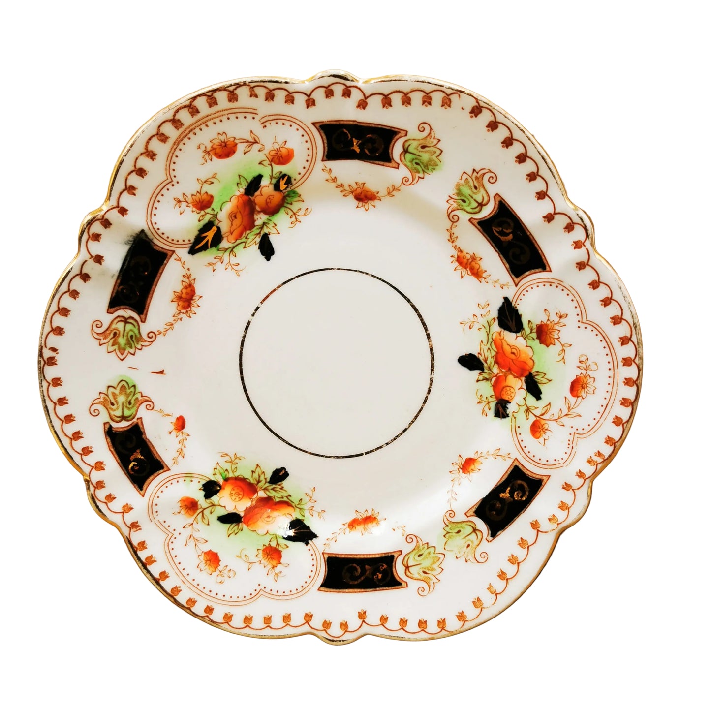 Mayer-and-Sherratt-Floral-1442-China-Teacup-Saucer-and-Side-Plate