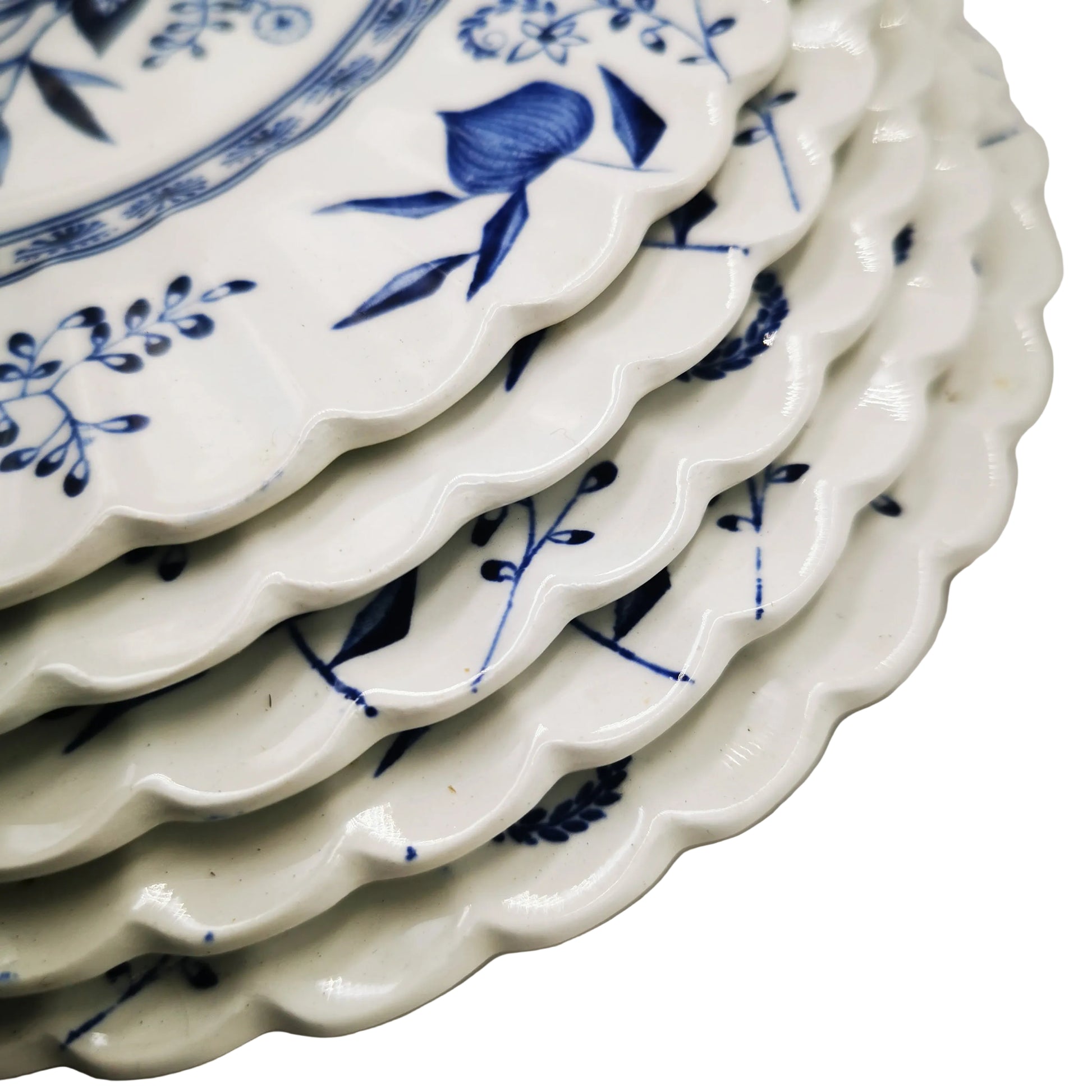 Meakin-Blue-Nordic-China-Ironstone-Deep-Ribbed-Side-Plate