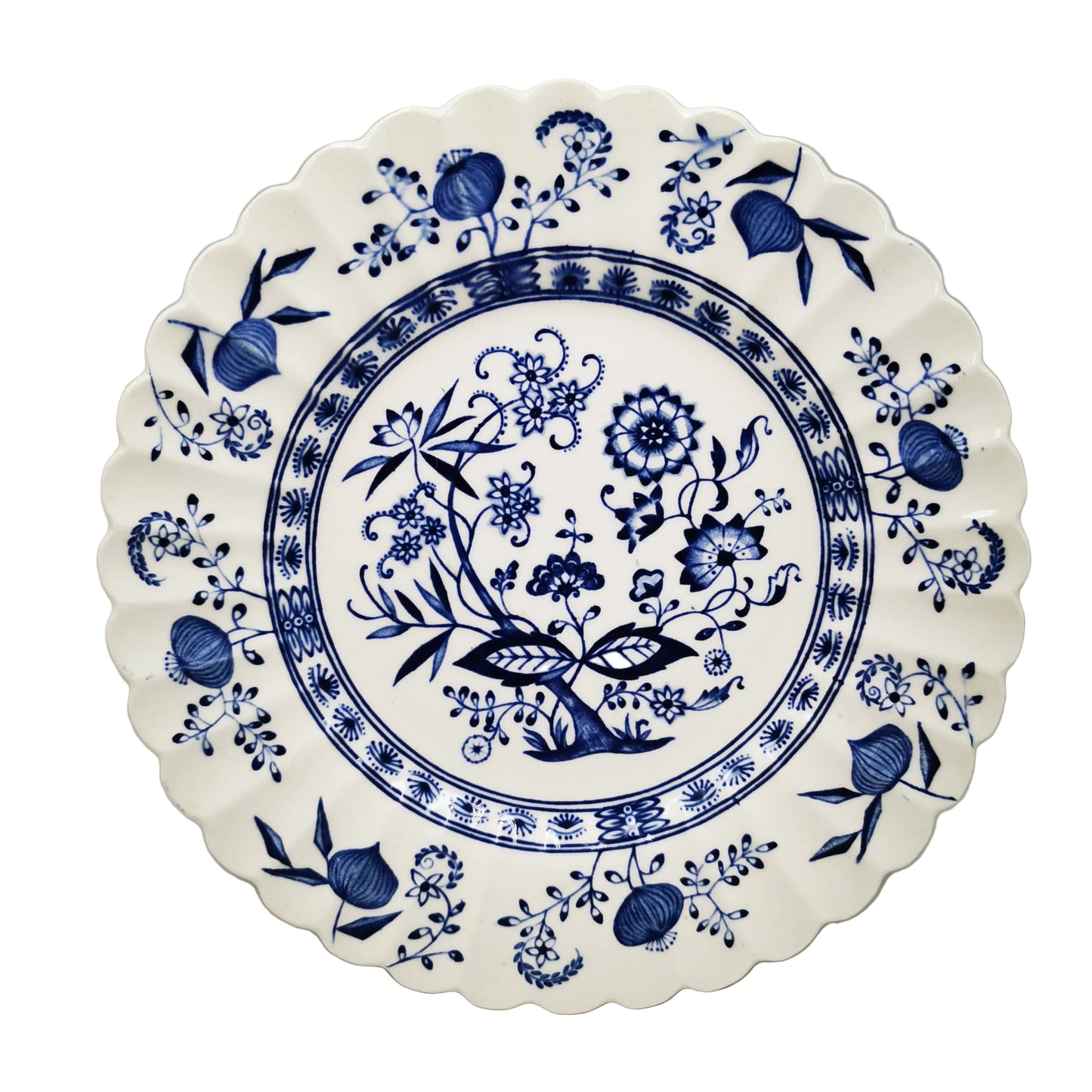 Meakin-Blue-Nordic-China-Ironstone-Deep-Ribbed-Side-Plate