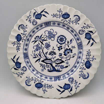 Meakin-Blue-Nordic-China-Ironstone-Dessert-Plate