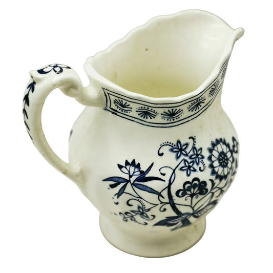 J-G-Meakin-Blue-Nordic-China-Ironstone-Milk-jug