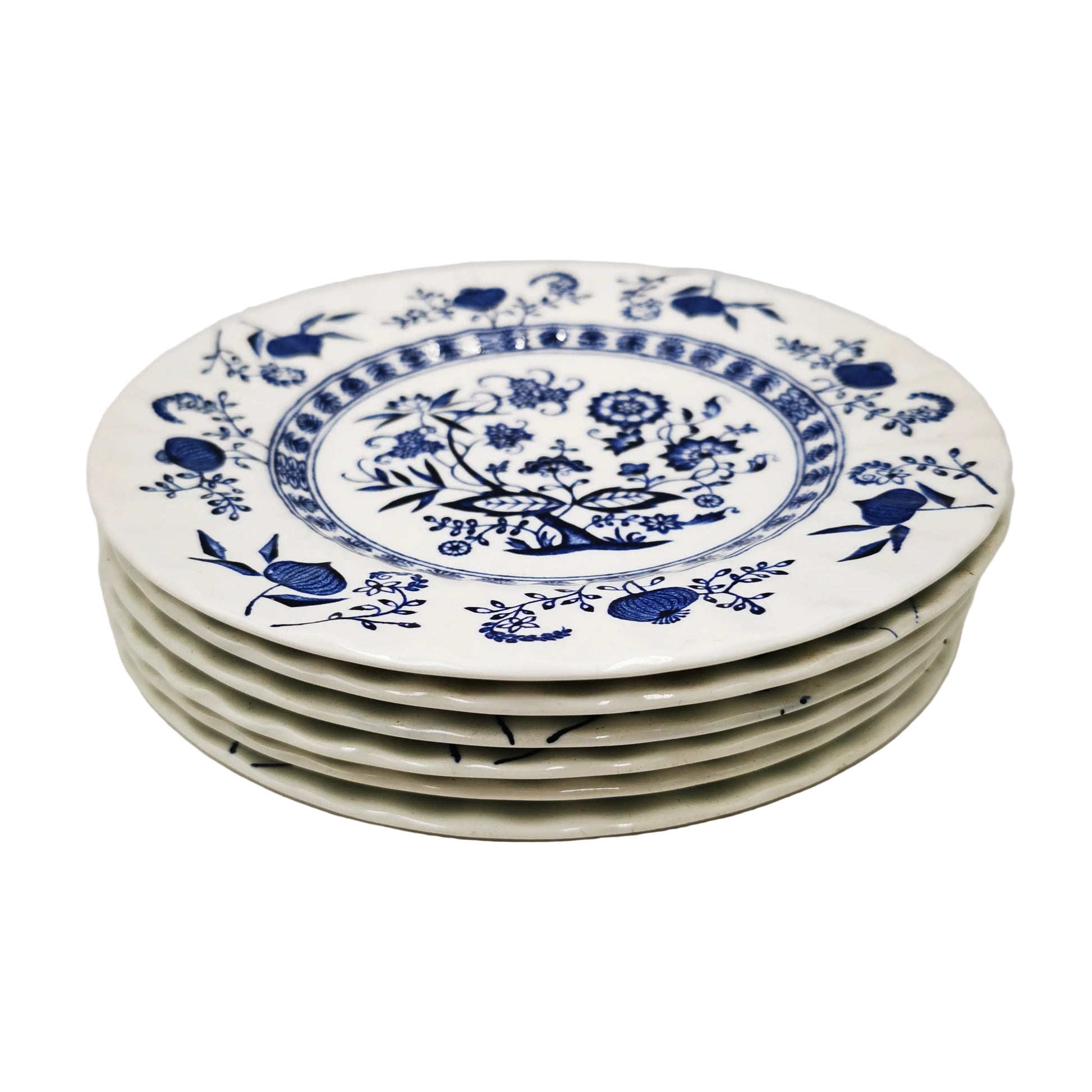 J G Meakin Blue Nordic China Ironstone 6-7/8th-inch Side Plate
