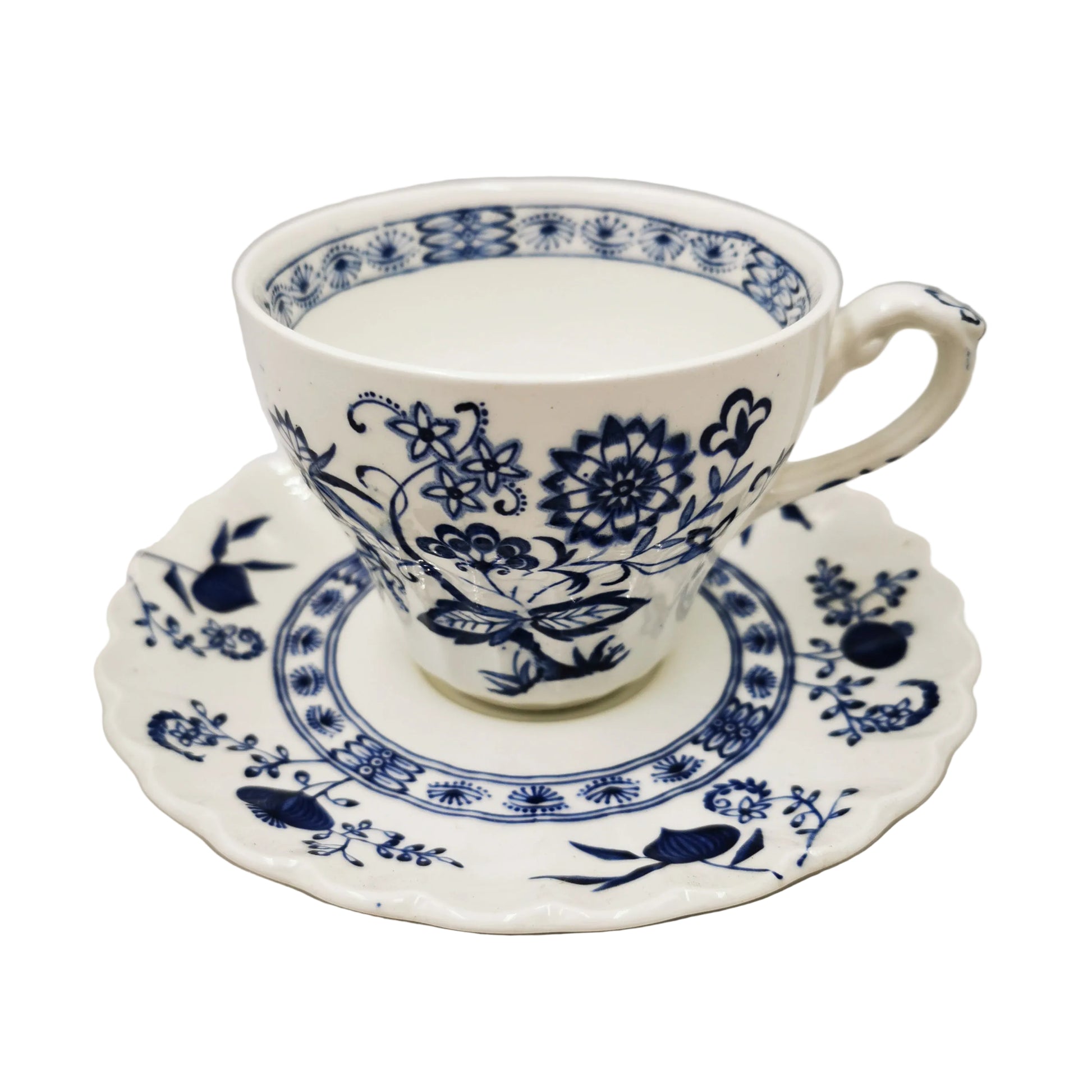 J-G-Meakin-Blue-Nordic-China-Ironstone-Teacup-and-Saucer