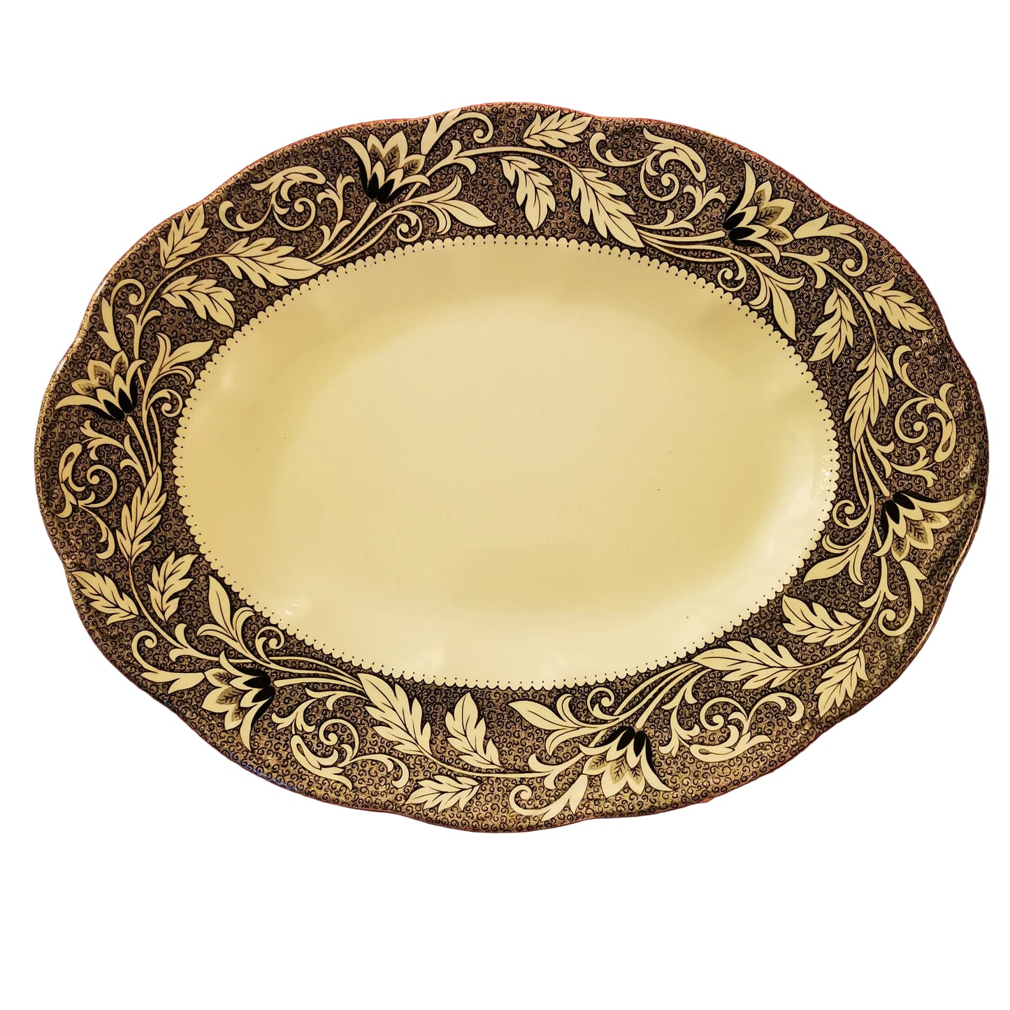 J & G Meakin Sterling China Renaissance 12-inch Oval Platter