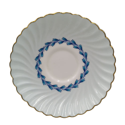 Mintons China Blue Cheviot S451 Saucer