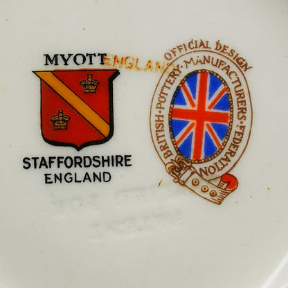 Myott 1935 Silver Jubilee Mug George V & Queen Mary