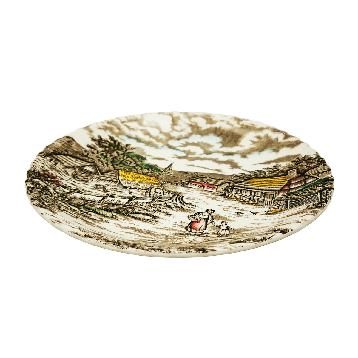 Myott-China-Rural-Scene-English-Cake-Plate