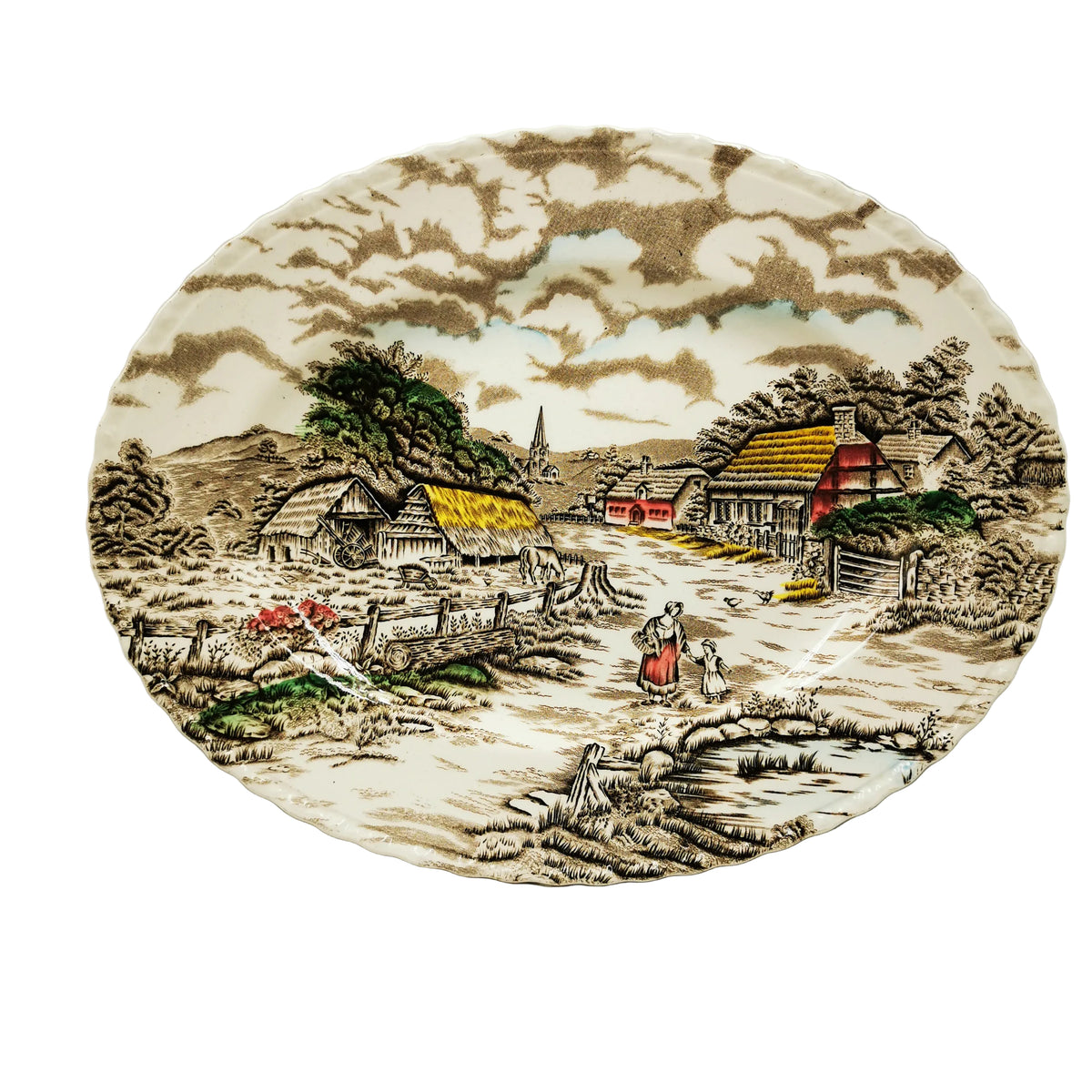 Myott-China-Rural-Scene-English-Oval-Serving-Platter