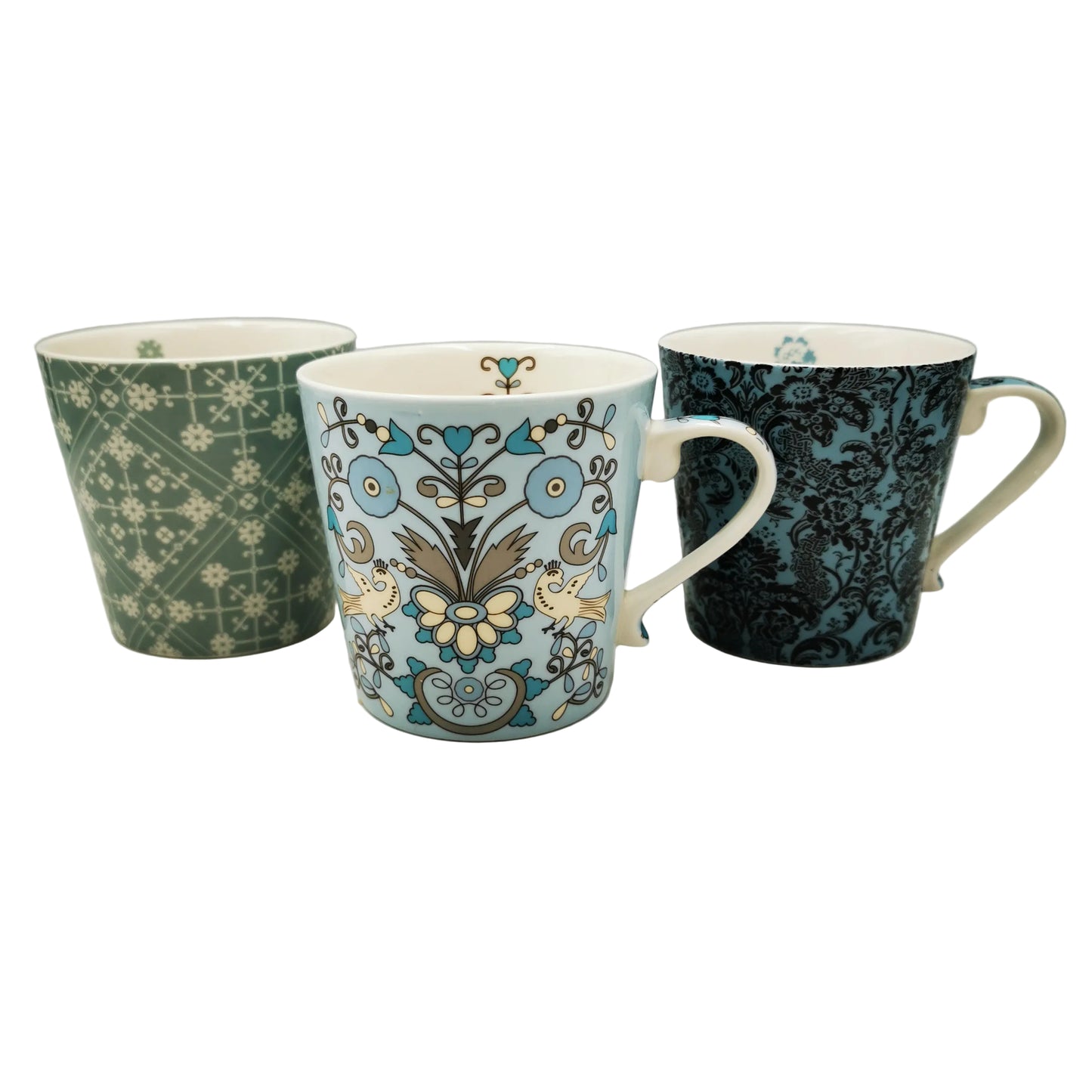 Set of Three National Trust China Mugs