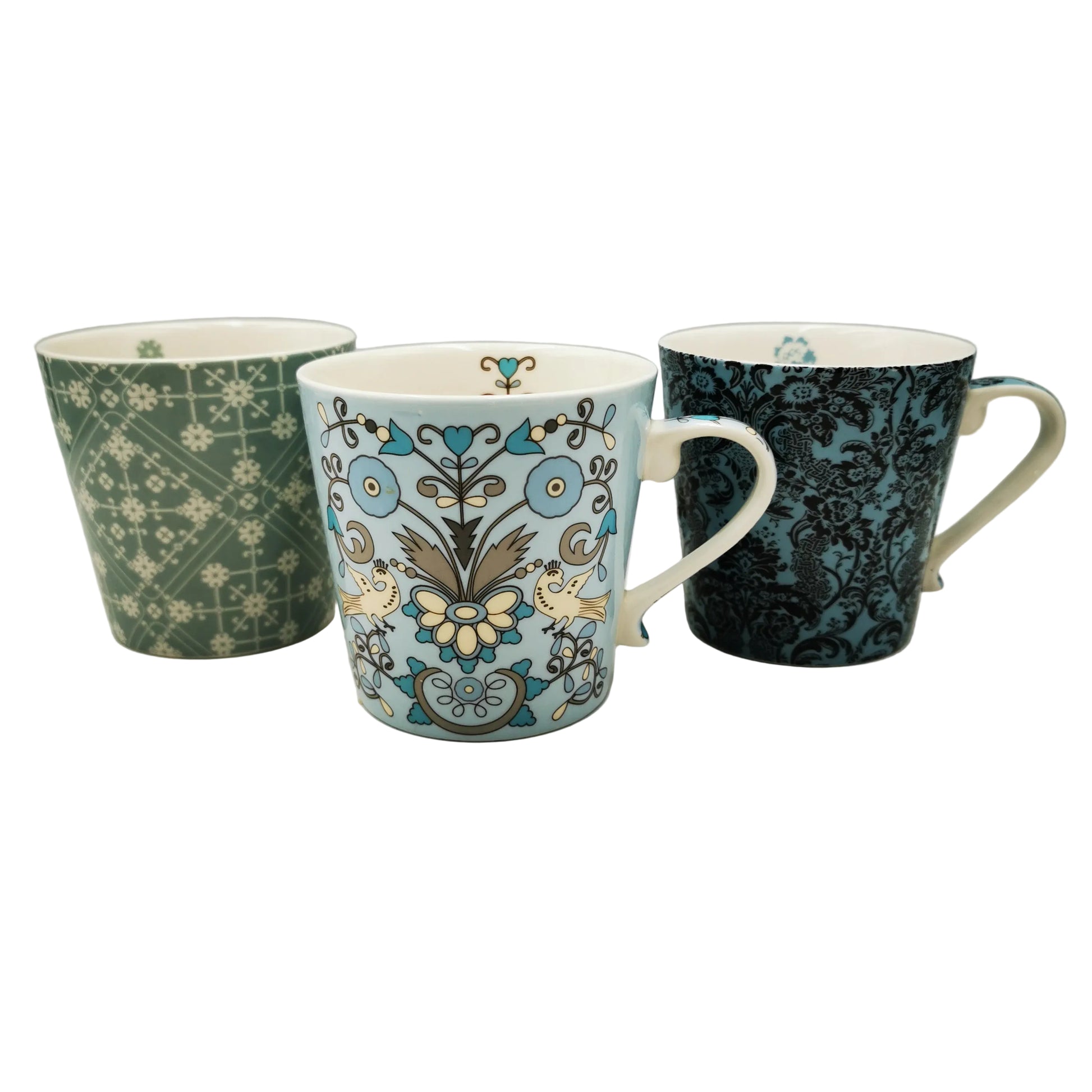 Set of Three National Trust China Mugs