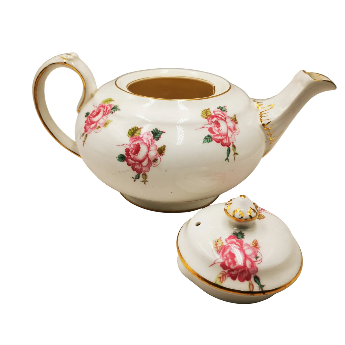 New-Chelsea-Pink-Cabbage-Rose-Floral-China-Teapot