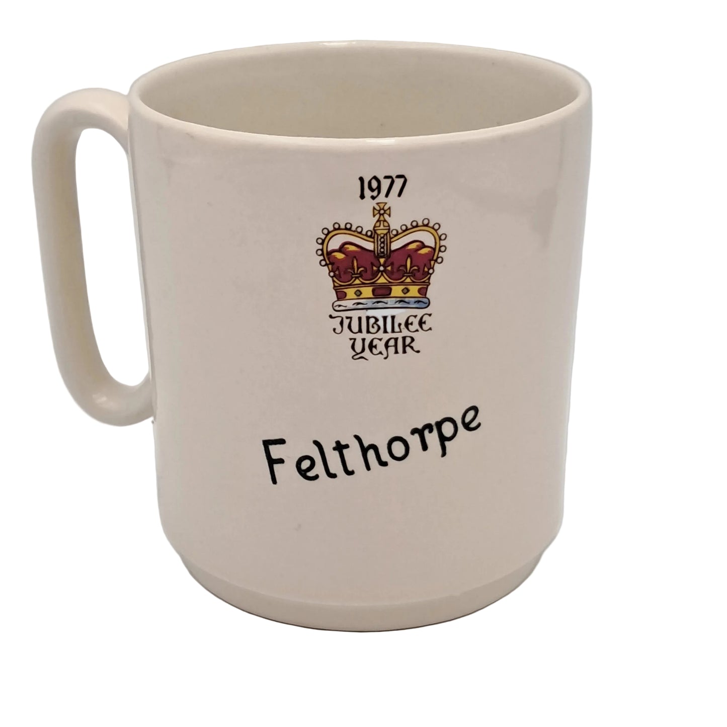 New Devon Pottery Queen Elizabeth II 1977  Felthorpe Mug 