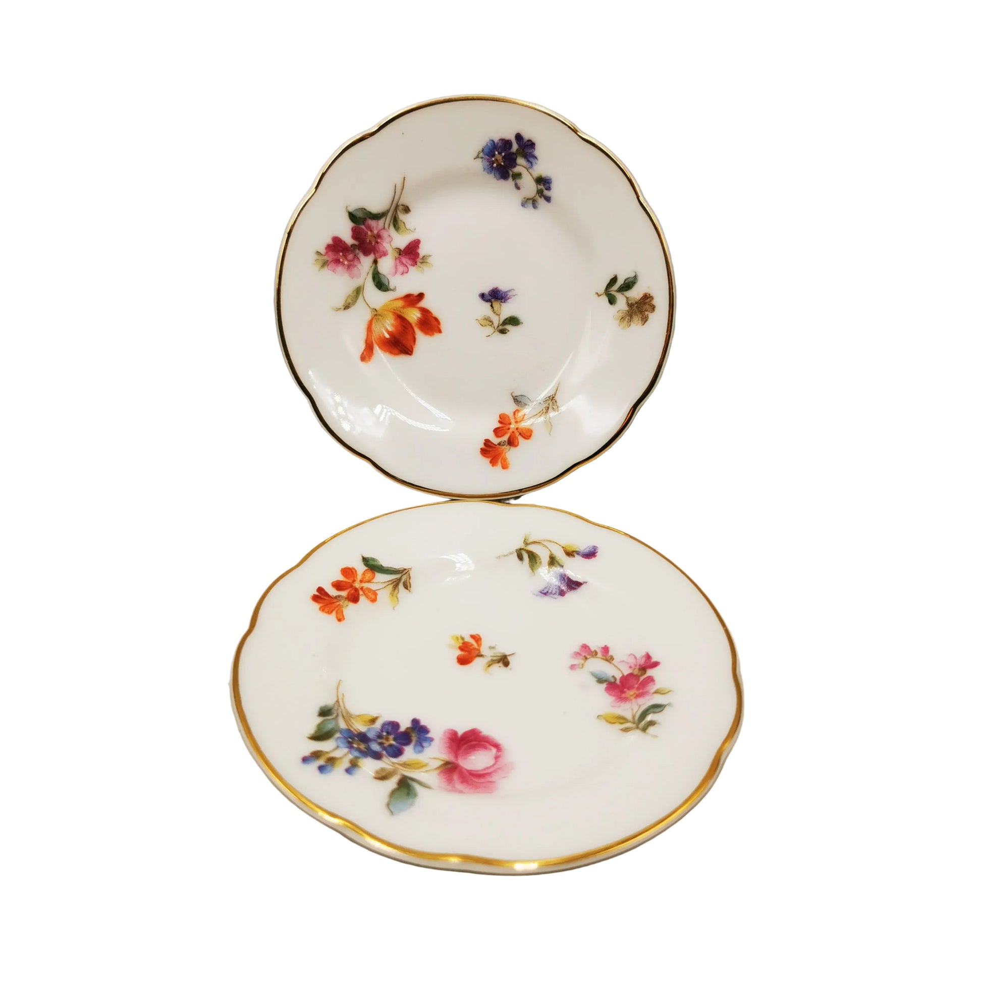 Pair-of-antique-Hutschenreuther-Porcelain-Butter-Dishes