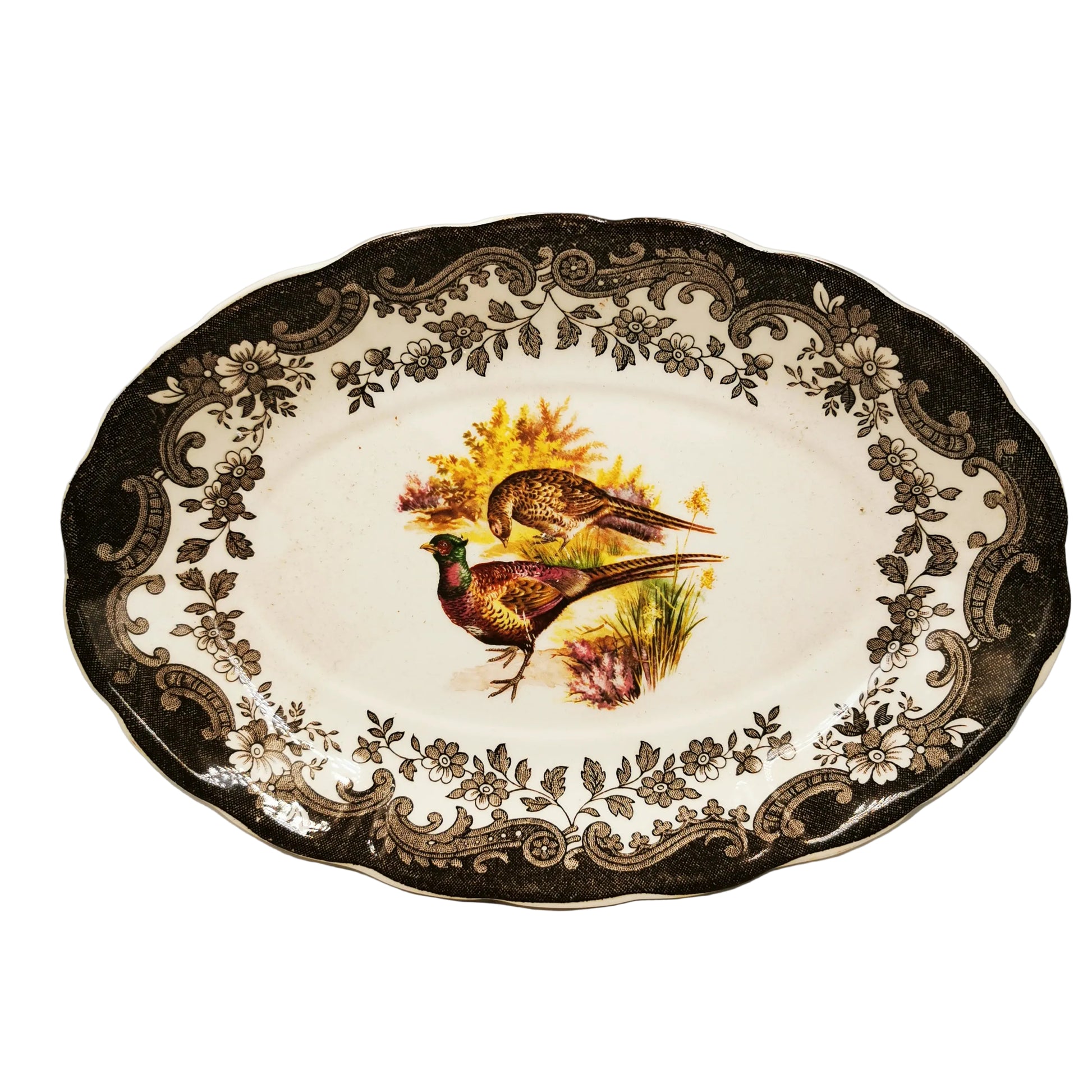 Palissy-China-Game-Series-Gravy-Boat-and-Saucer
