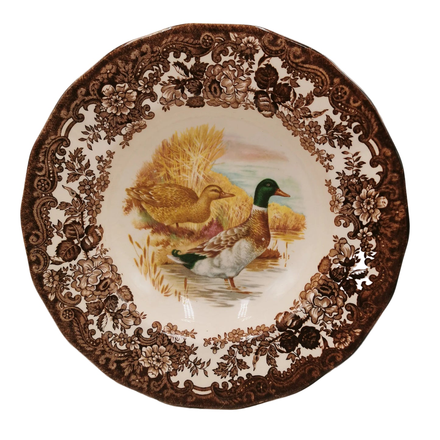 Palissy-China-Game-Series-Mallard-Ducks-Soup-Bowl