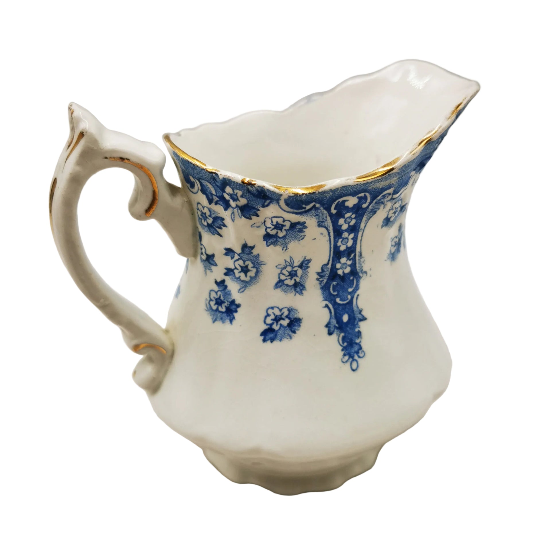 Antique Porcelain China Blue and White Milk Jug