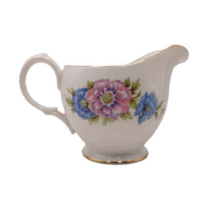 Queen Anne Floral China Carnation Milk Jug