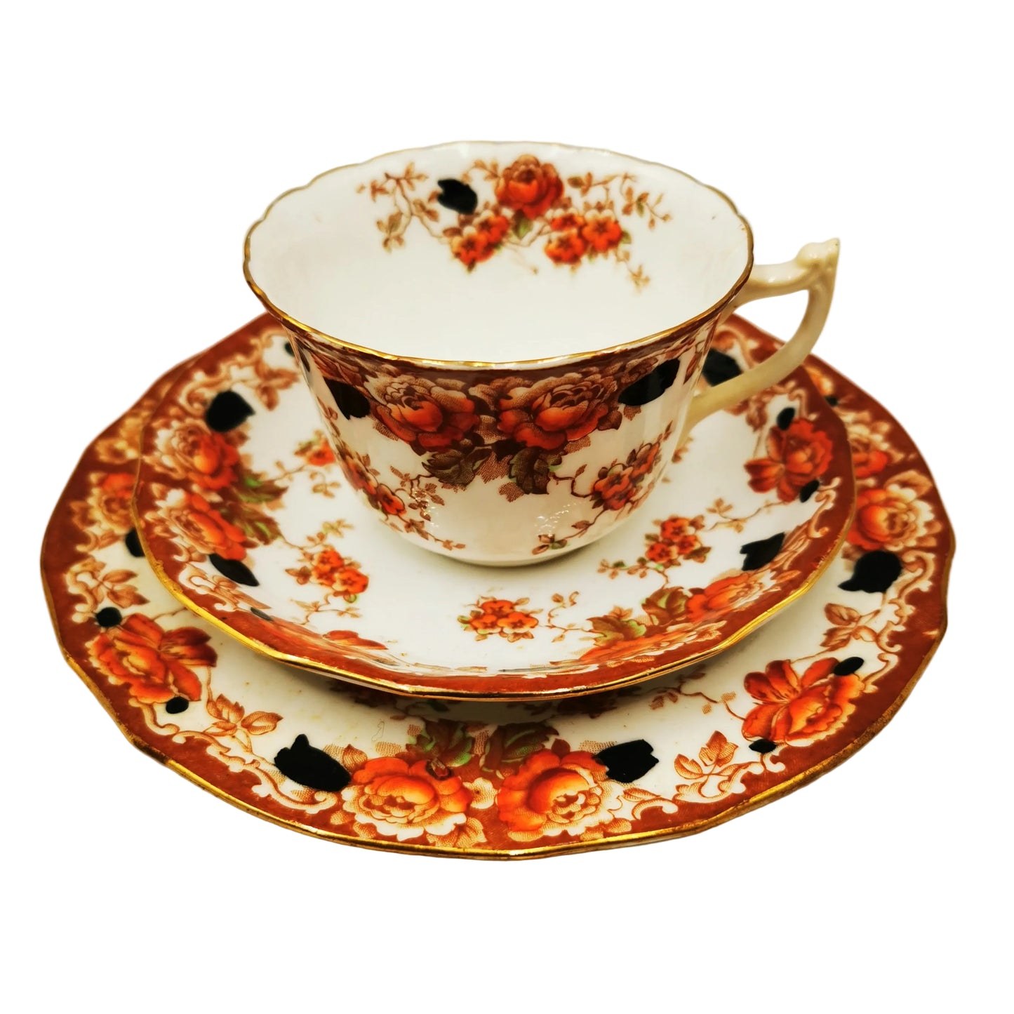 R. H. & S. L. Plant New Japan China 6246 Teacup Trio