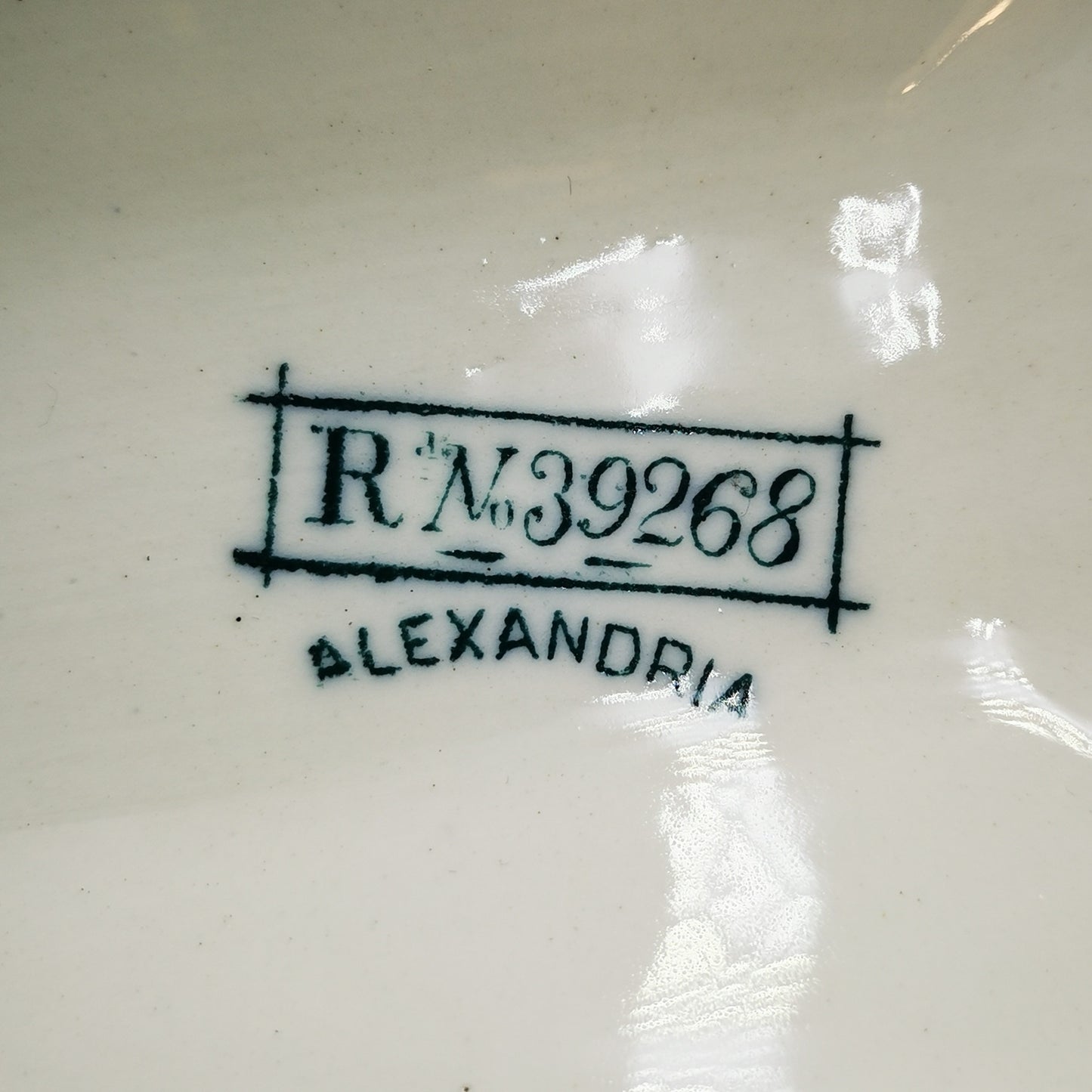 Wallis Gimson & Co Alexandria Antique Blue and White China Sauce Tureen Set 1885