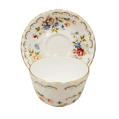 Royal-Albert-Jubilee-Rose-Bone-China-Teacup-and-Saucer