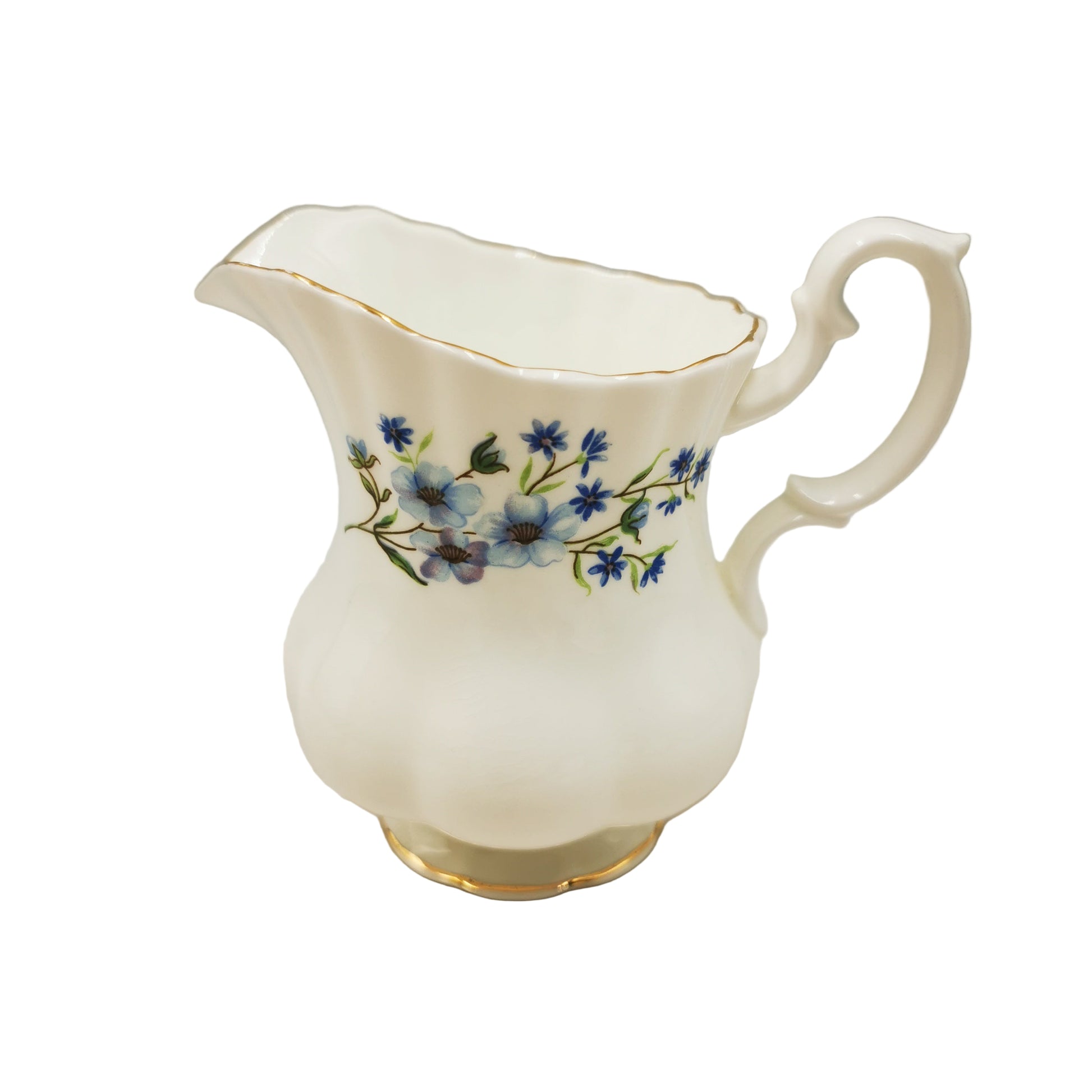 Richmond China Blue Rock Milk Jug and Sugar Bowl