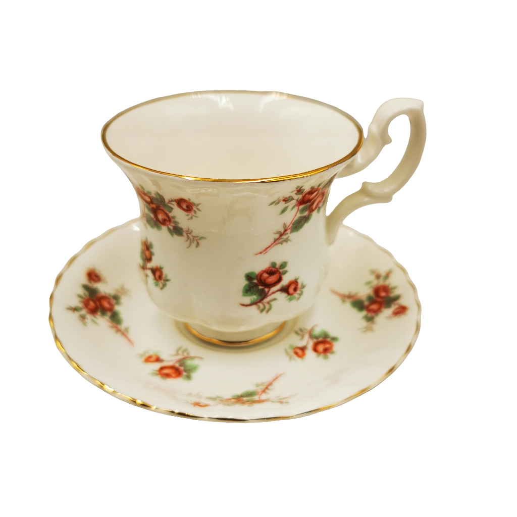 Richmond China Rose Time Demitasse Coffee Cup and Saucer