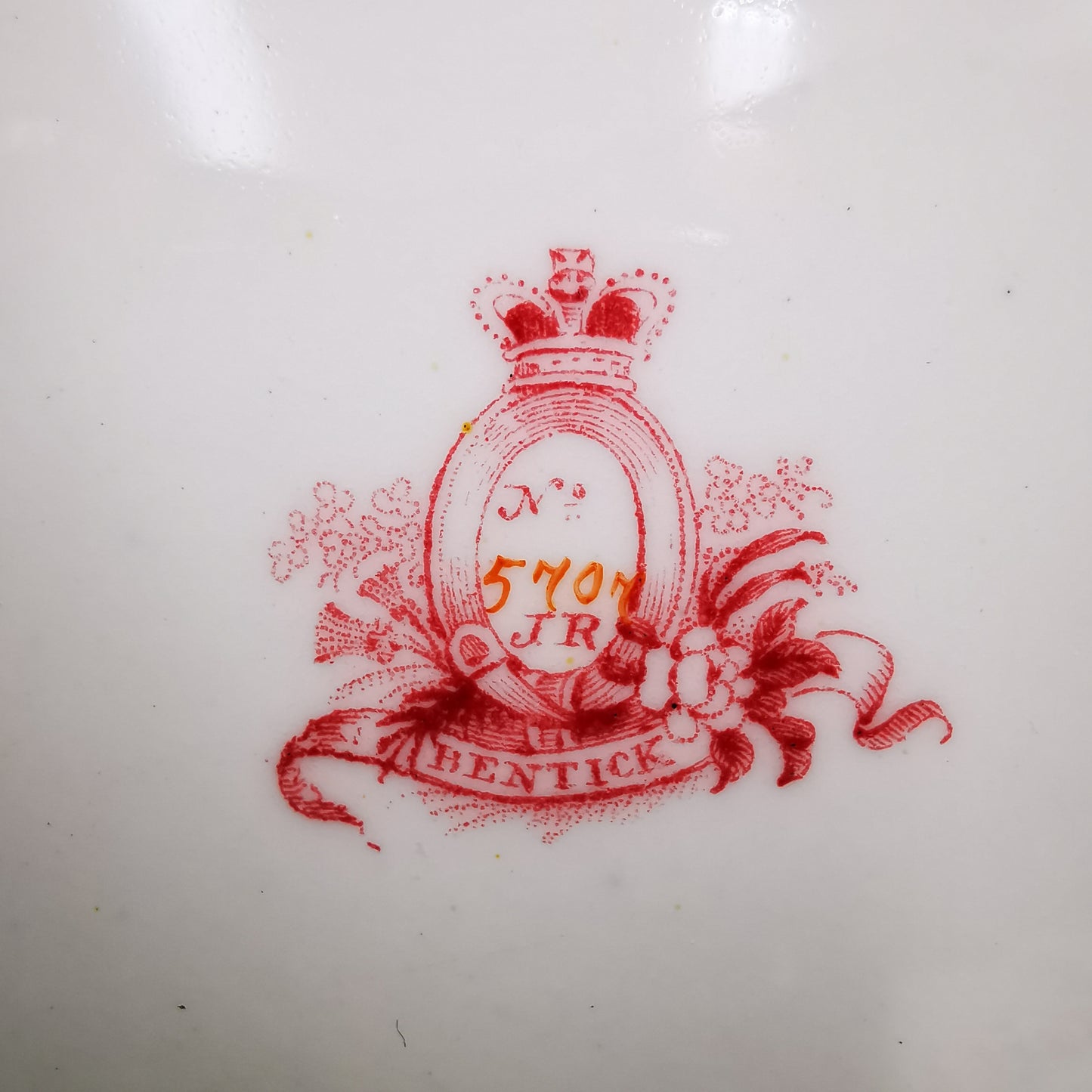 Ridgway-China-Bentick-5707-Antique-Plate-1830-1854