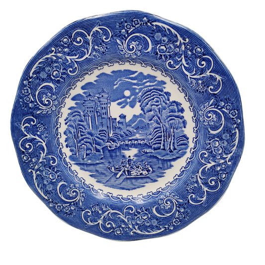 Ironstone river scene Canterbury Staffordshire Tableware
