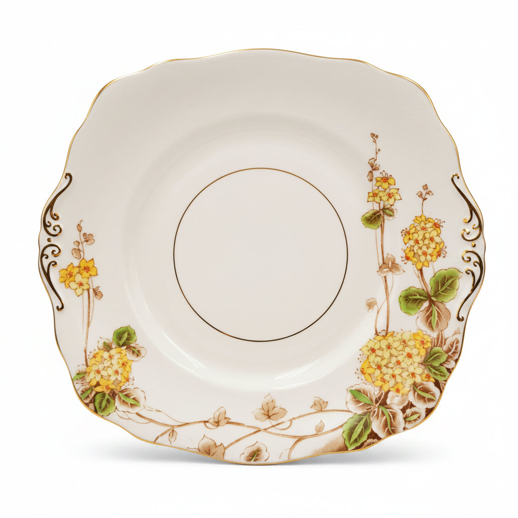 Rosina China Company Floral 4936 Cake Plate