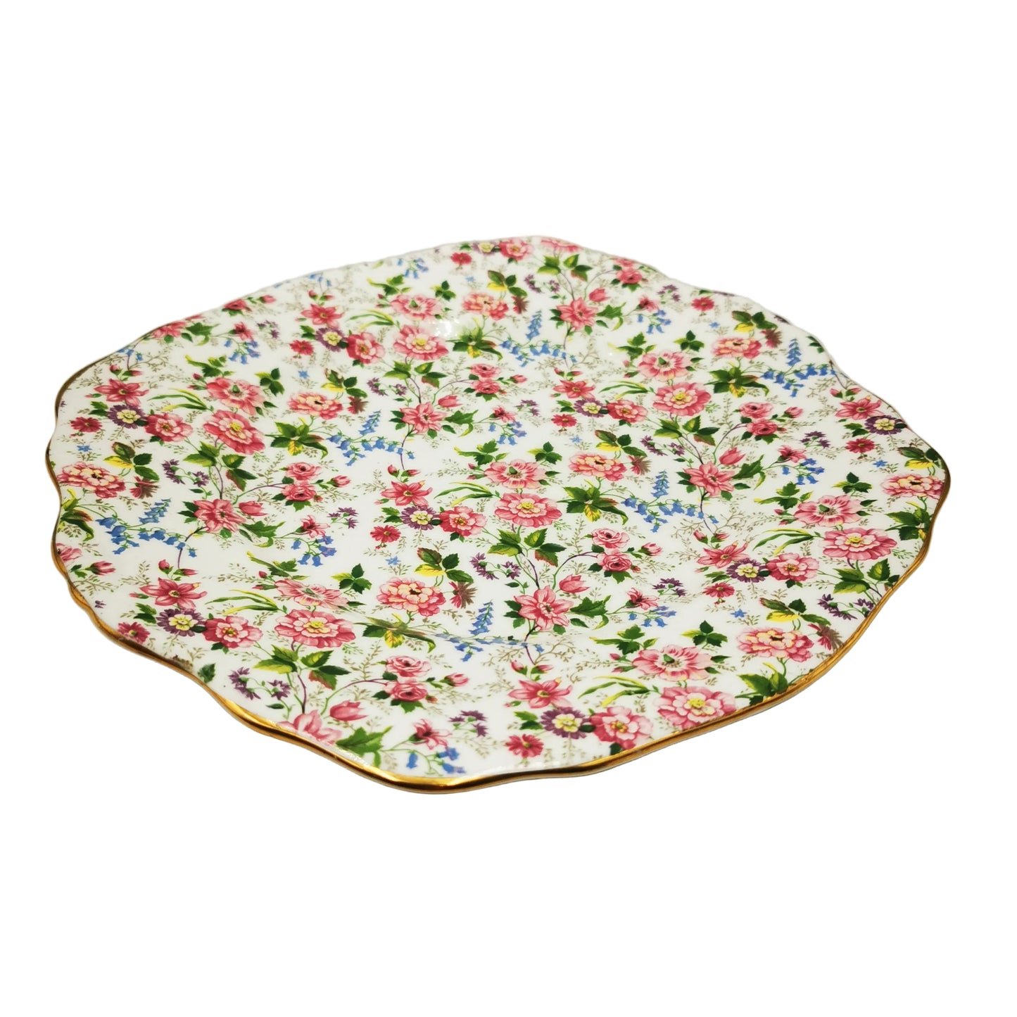 Rosina-China-Company-Floral-Square-Cake-Plate