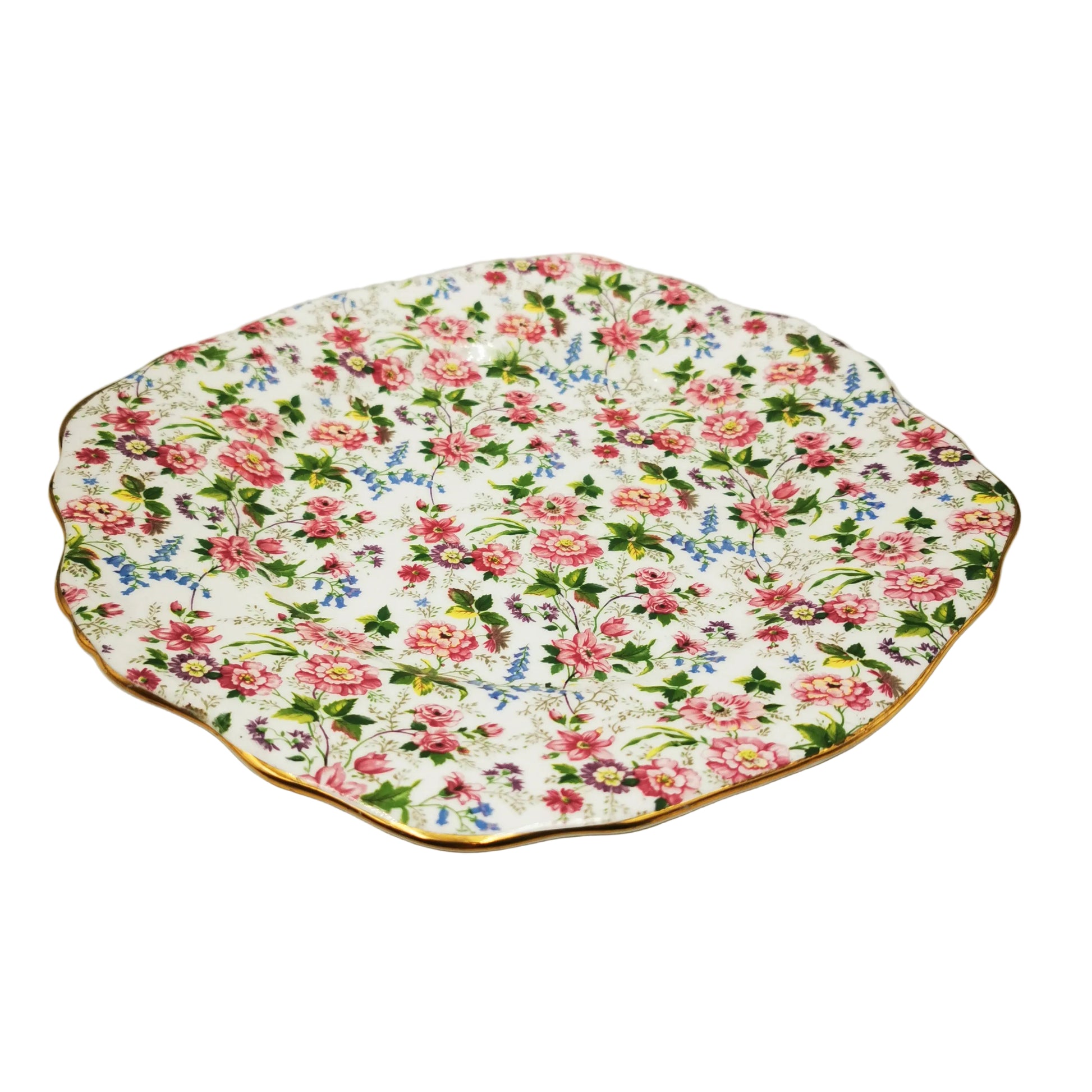 Rosina-China-Company-Floral-Square-Cake-Plate