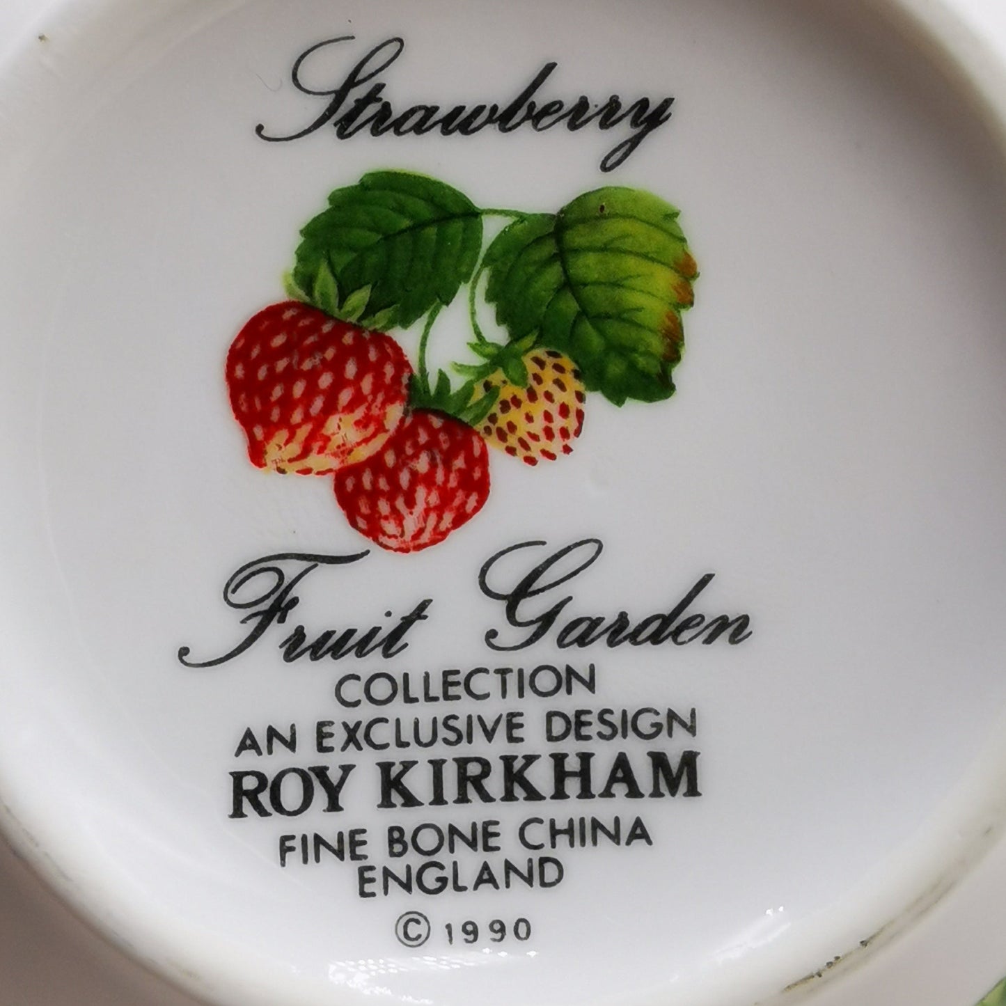 Roy Kirkham Bone China Strawberry Breakfast Cup