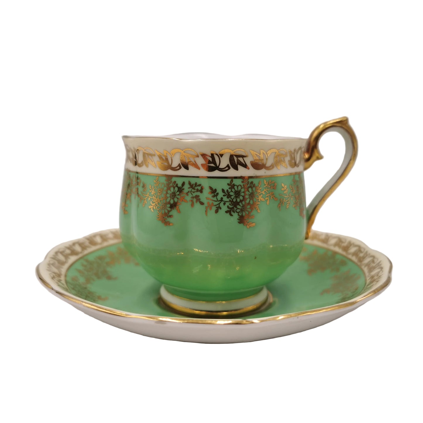 Royal-Albert-China-3250-Green-Teacup-and-Saucer