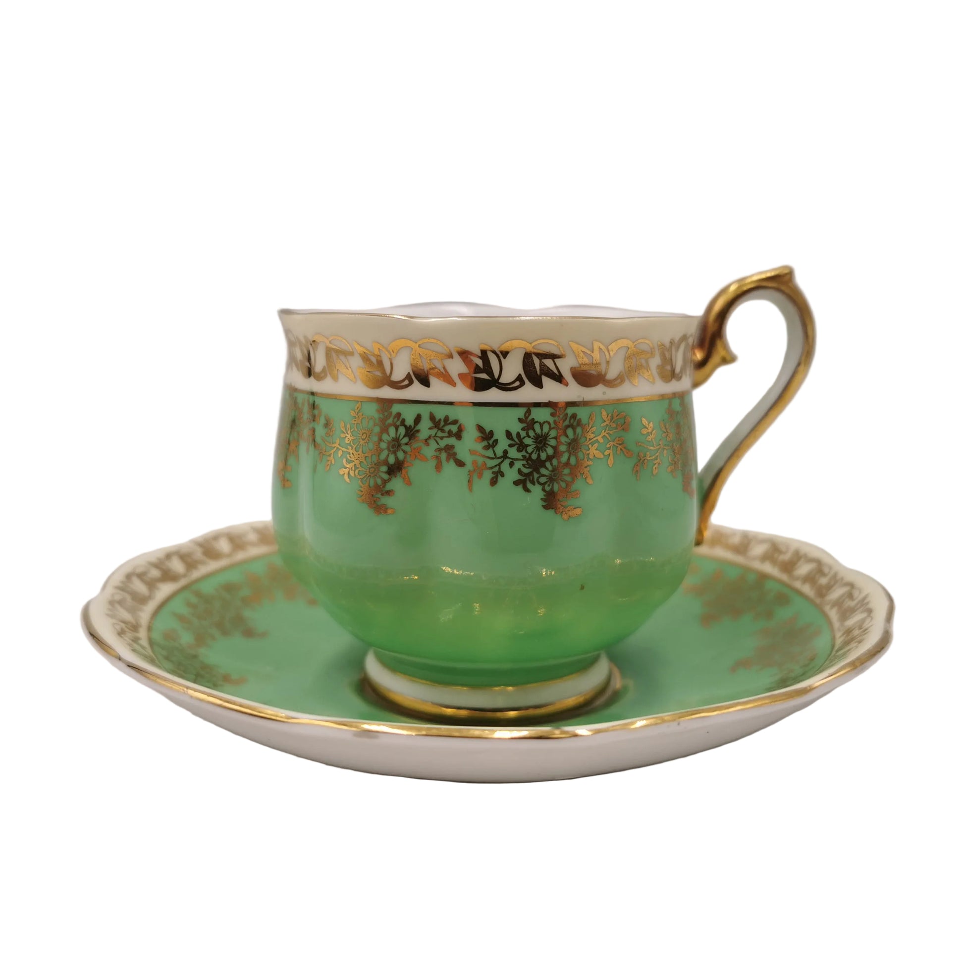Royal-Albert-China-3250-Green-Teacup-and-Saucer