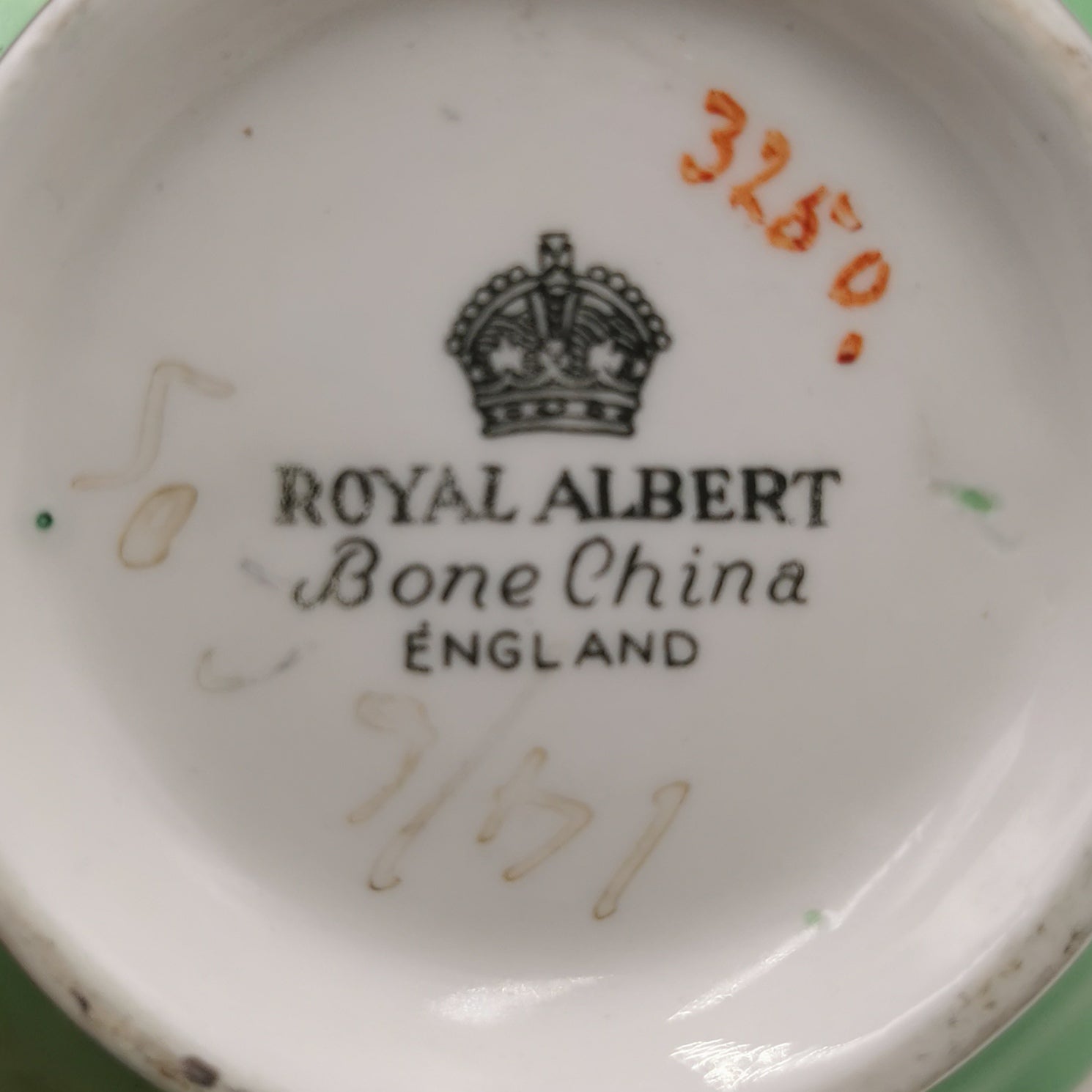 Royal-Albert-China-3250-Green-Teacup-and-Saucer