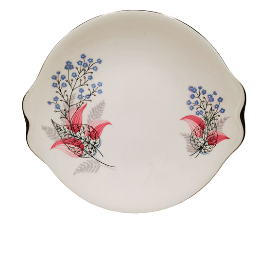 Royal Albert China Fancy Free Cake Plate